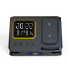 15W Wireless Chargers Stand 5 In1 LED Digital Alarm Clock Fa
