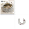 2 In 1 Dog And Cat Bed Pet Winter Bed Round Plush Warm Bed H