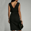 Summer V-neck Sleeveless Split Dress Fashion Slim High Waist