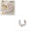 2 In 1 Dog And Cat Bed Pet Winter Bed Round Plush Warm Bed H