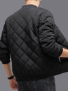 Fashion Rhombic-sewing Design Cotton Coat Winter Warm Thicke