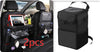 PU Leather Car Storage Bag Multifunction Seat Back Tray Hang