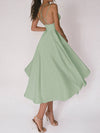 Sexy V-neck Suspender Dress Summer Fashion A-Line Long Dress