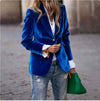 Velvet Lapel Casual Suit Business Fashion Slim Single-breast