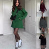 Sweater Skirt Sets For Women 2 Pieces Knit Casual Versatile