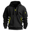 Dropped Shoulder Hooded Sweatshirt Men's Women's Plus Size L