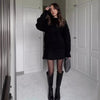 Sweater Skirt Sets For Women 2 Pieces Knit Casual Versatile