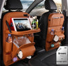 PU Leather Car Storage Bag Multifunction Seat Back Tray Hang
