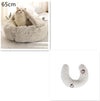 2 In 1 Dog And Cat Bed Pet Winter Bed Round Plush Warm Bed H