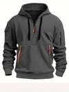 Dropped Shoulder Hooded Sweatshirt Men's Women's Plus Size L