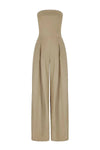 Loose Tube-top Jumpsuit Ins Fashion Backless Wide Leg Long P