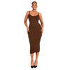 Modal Spaghetti-strap Adjustable Backless Dress | Buy Online