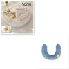 2 In 1 Dog And Cat Bed Pet Winter Bed Round Plush Warm Bed H