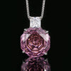 Rose Cut Dried Rose Simple Ring Earrings Necklace | Buy Onli