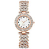 Fashion Jewelry 2pcs Luxury Fashion Women Watch Set Silver S