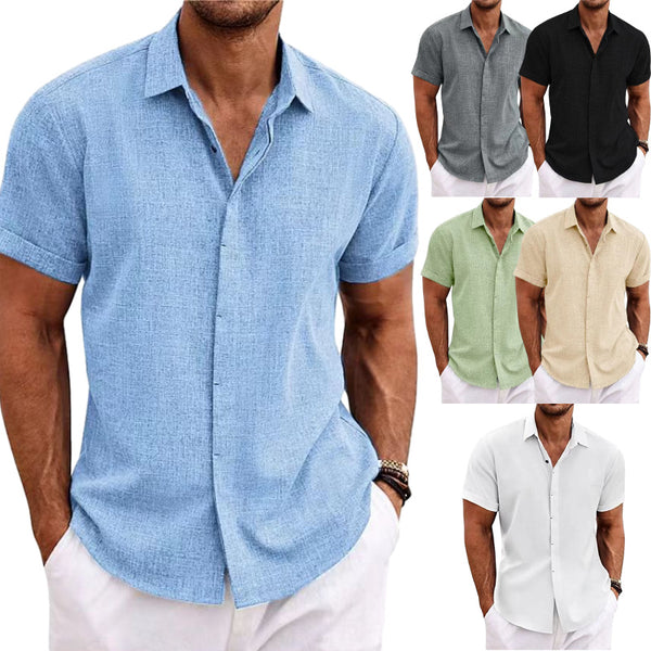Beach Plus Size Men's Short-sleeve Shirt | Buy Online Best P