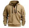 Dropped Shoulder Hooded Sweatshirt Men's Women's Plus Size L