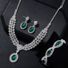 New European And American Style Elegant Luxury Sapphire Neck