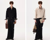 Men's Casual Cashew Flower Fake Two Black Shirts | Buy Onlin