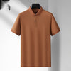 Cotton Mercerized Mens Polo Shirt High-End Feel Pure Cotton