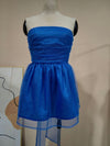 Tube Top Lace Dress With Back Bow-knot Summer Fashion Temper