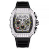 Men's Luxury Square Diamond Watch With Star Pattern | Buy On