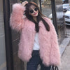 Women's Solid Color Short Faux Shearling Fur Coat | Buy Onli