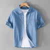 Summer Men's Cotton Short-Sleeve Denim Shirt | Buy Online Be