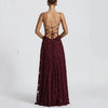Slim-fit Sling Backless Lace Up Design Dress | Buy Online Be