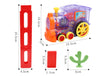 Domino Train Toys Baby Toys Car Puzzle Automatic Release Lic