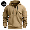 Dropped Shoulder Hooded Sweatshirt Men's Women's Plus Size L