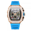 Men's Luxury Square Diamond Watch With Star Pattern | Buy On