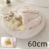 2 In 1 Dog And Cat Bed Pet Winter Bed Round Plush Warm Bed H