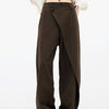 Irregular Wide-leg Pants Ins Fashion Loose Trousers Women's