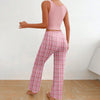 Spring Summer Women's Casual Pajamas Home Wear Vest Color Ma