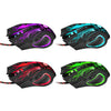USB Wired Gaming Mouse 5500DPI Adjustable 7 Buttons LED Back