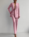 Casual Suits Fashion Long Sleeve Single-breasted Jacket Top
