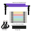 Fitness Yoga Pilates Bar Portable Gym Accessories Sport Elas