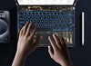 360 Swivel Keyboard Clear Case For IPad Smart Trackpad Bluet