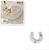 2 In 1 Dog And Cat Bed Pet Winter Bed Round Plush Warm Bed H