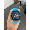 Cylindrical Mens Watch With Luminous Quartz Movementnon-wris