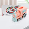 Domino Train Toys Baby Toys Car Puzzle Automatic Release Lic