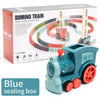 Domino Train Toys Baby Toys Car Puzzle Automatic Release Lic