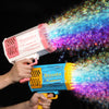 Bubble Gun Rocket 69 Holes Soap Bubbles Machine Gun Shape Au