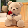 23-45cm New Lovely Hug Roses Teddy Bear Plush Pillow Stuffed