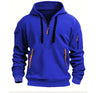 Dropped Shoulder Hooded Sweatshirt Men's Women's Plus Size L