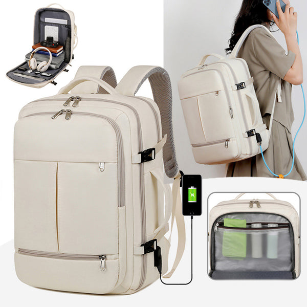 Large Capacity Backpack For Women Men Multiple Pockets And Z
