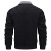 Winter Lapel Fleece Jacket With Pockets Warm Thicken Cotton