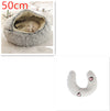 2 In 1 Dog And Cat Bed Pet Winter Bed Round Plush Warm Bed H