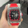 Cylindrical Mens Watch With Luminous Quartz Movementnon-wris